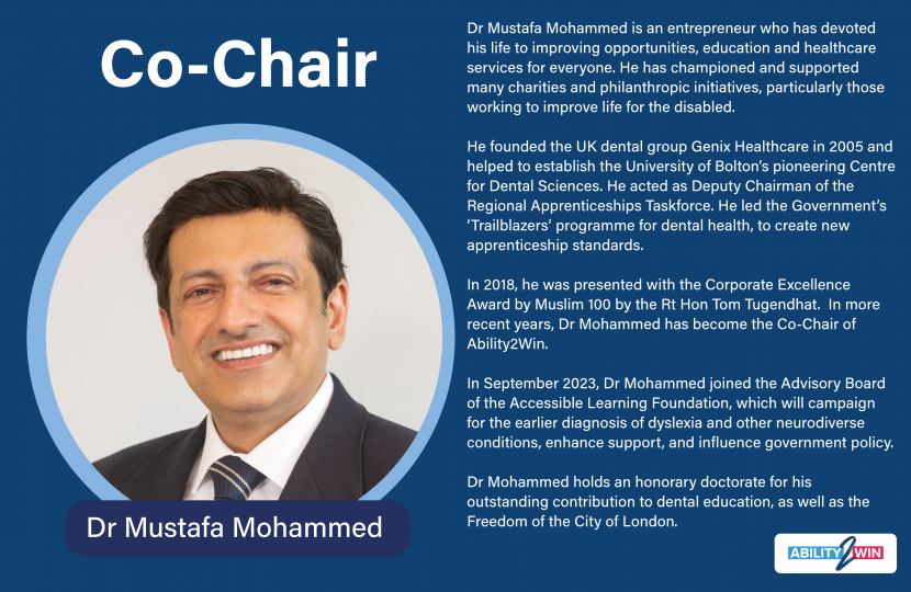 Co Chair - Dr Mustafa Mohammed